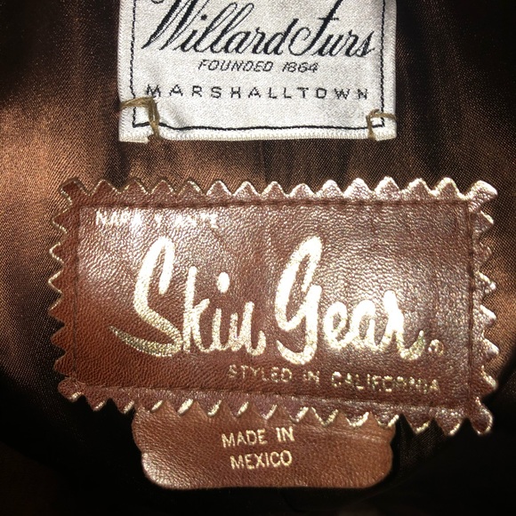 Leather jacket brown in color - Picture 4 of 5